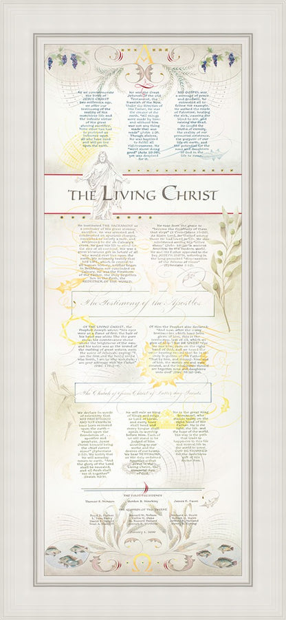 The Living Christ presented via the Art of Beautiful Writing