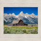 Moulton Barn Near Teton National Park, Wyoming