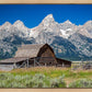 Moulton Barn Near Teton National Park, Wyoming