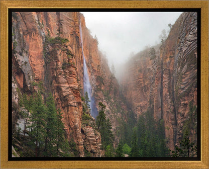 Refrigerator Canyon Waterfall, Zion National Park, Utah