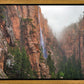 Refrigerator Canyon Waterfall, Zion National Park, Utah
