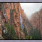 Refrigerator Canyon Waterfall, Zion National Park, Utah