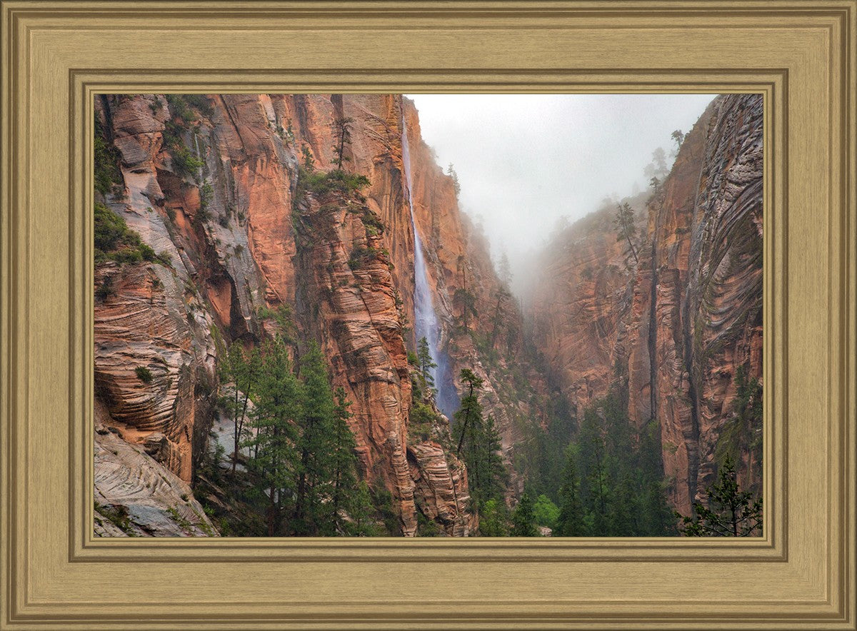 Refrigerator Canyon Waterfall, Zion National Park, Utah