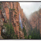Refrigerator Canyon Waterfall, Zion National Park, Utah
