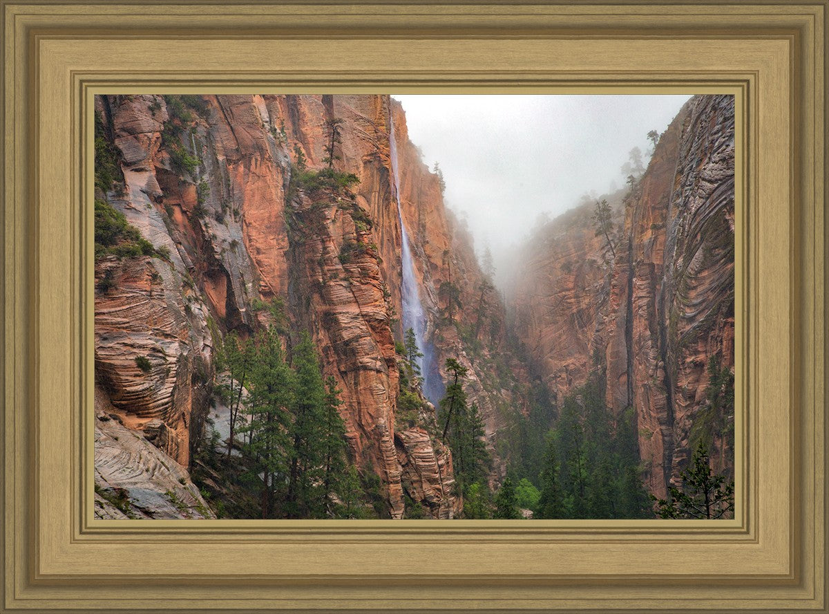 Refrigerator Canyon Waterfall, Zion National Park, Utah