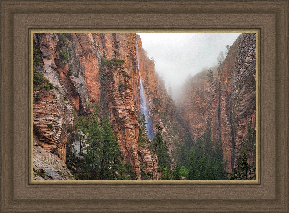 Refrigerator Canyon Waterfall, Zion National Park, Utah