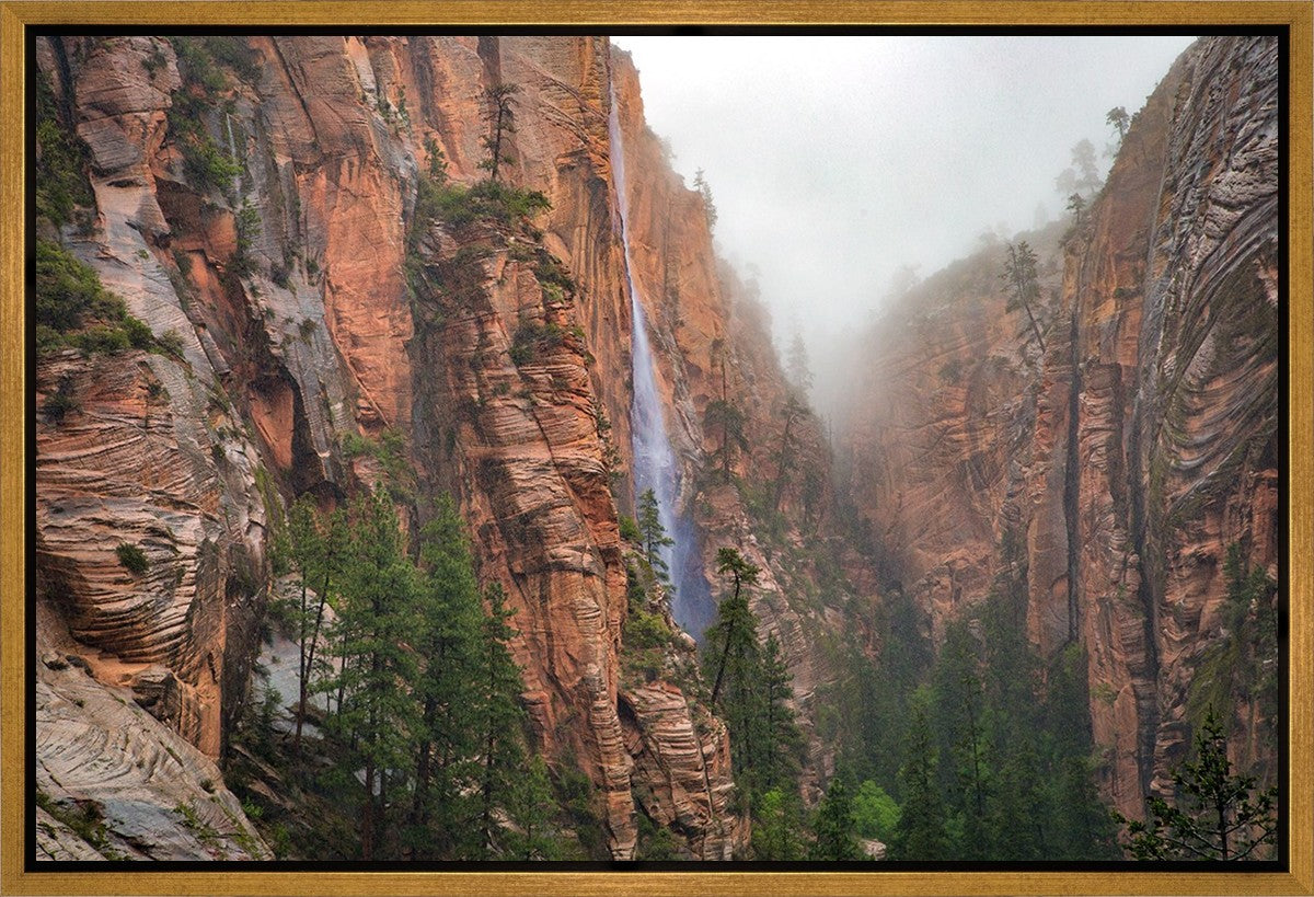 Refrigerator Canyon Waterfall, Zion National Park, Utah