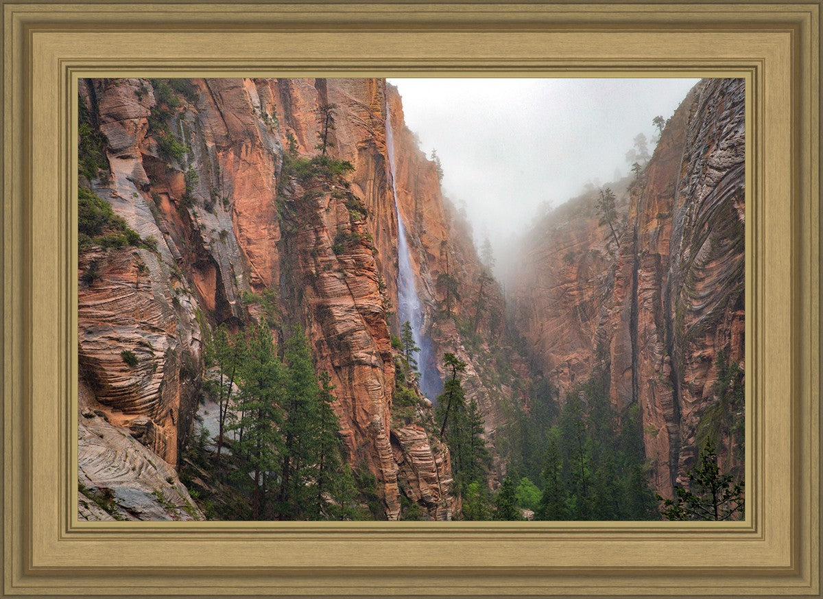 Refrigerator Canyon Waterfall, Zion National Park, Utah
