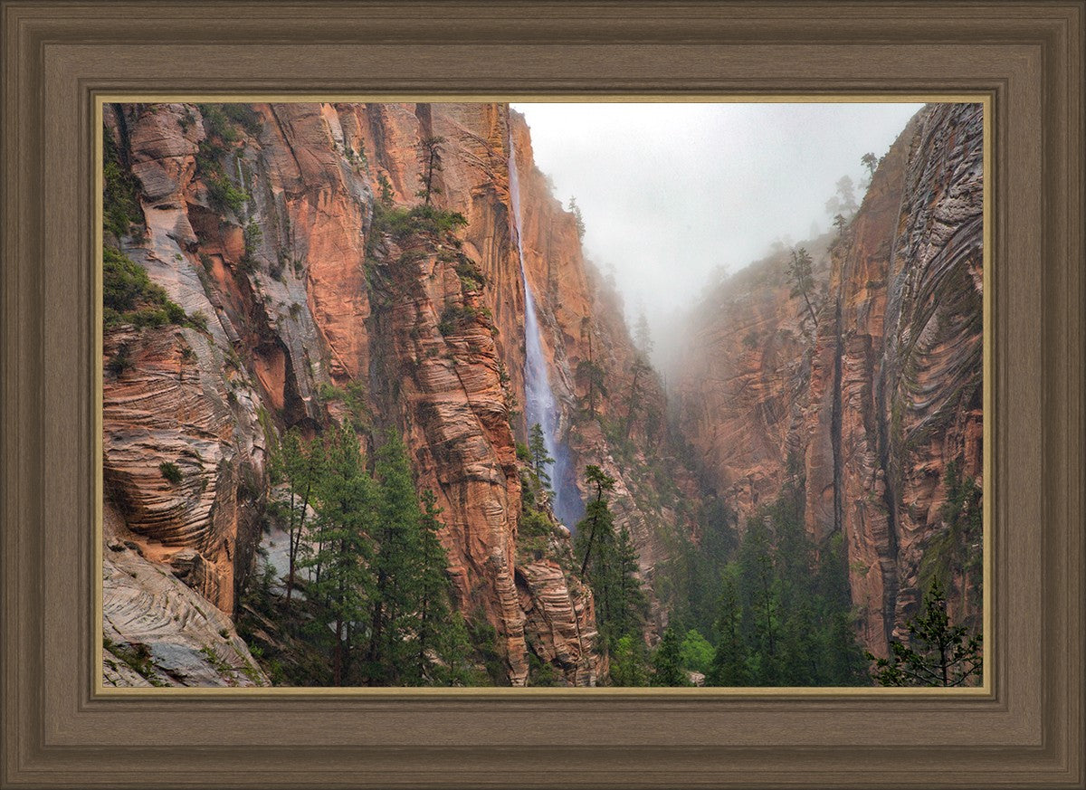 Refrigerator Canyon Waterfall, Zion National Park, Utah