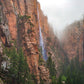 Refrigerator Canyon Waterfall, Zion National Park, Utah