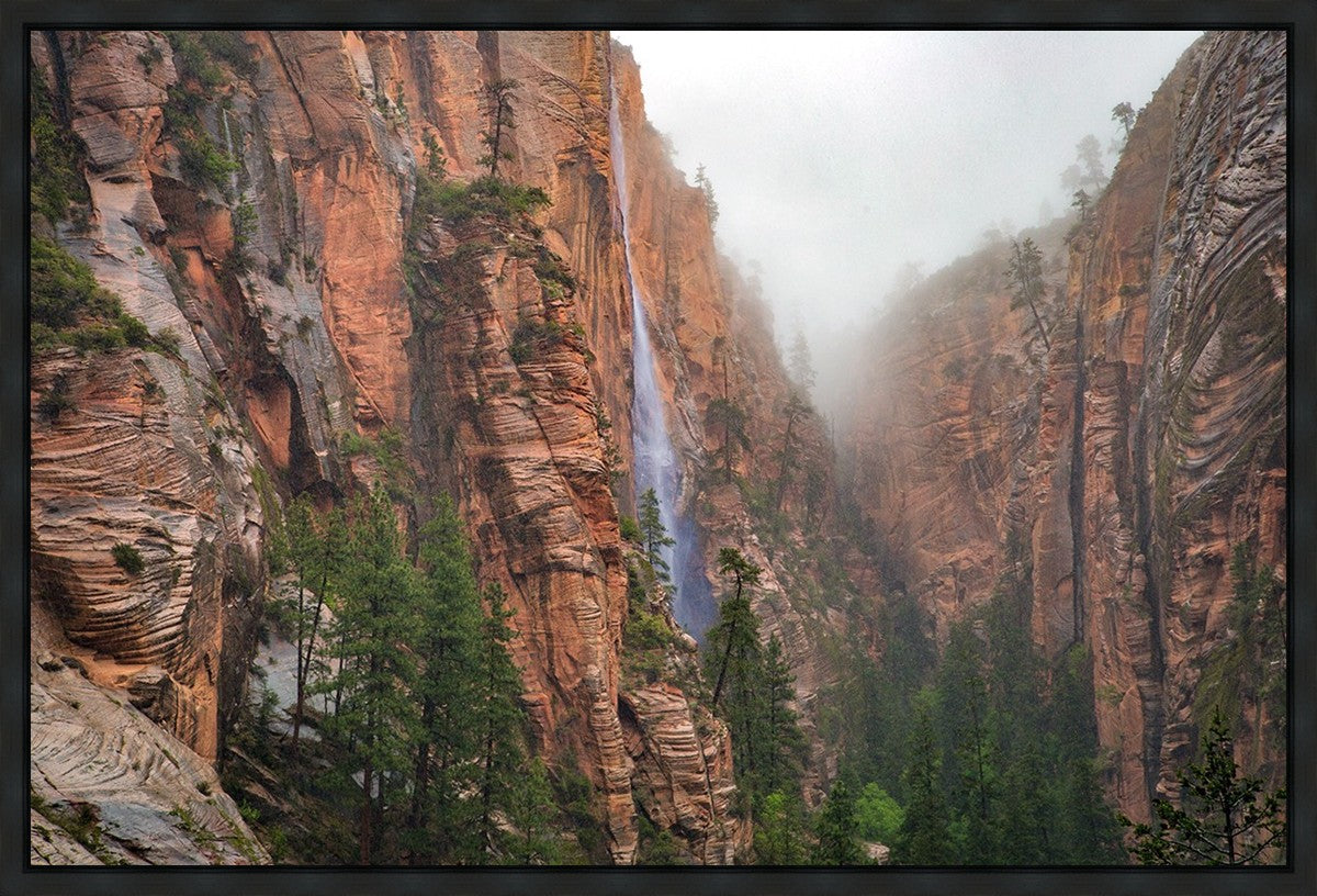 Refrigerator Canyon Waterfall, Zion National Park, Utah