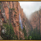 Refrigerator Canyon Waterfall, Zion National Park, Utah