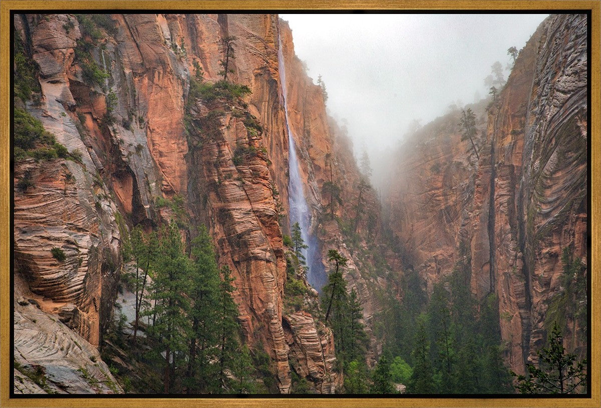 Refrigerator Canyon Waterfall, Zion National Park, Utah