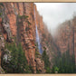 Refrigerator Canyon Waterfall, Zion National Park, Utah