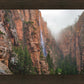 Refrigerator Canyon Waterfall, Zion National Park, Utah