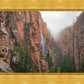 Refrigerator Canyon Waterfall, Zion National Park, Utah