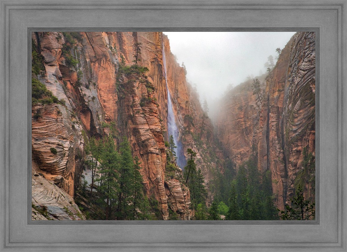 Refrigerator Canyon Waterfall, Zion National Park, Utah