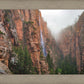 Refrigerator Canyon Waterfall, Zion National Park, Utah
