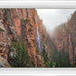Refrigerator Canyon Waterfall, Zion National Park, Utah