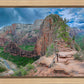Zion National Park, Utah. Angels Landing Panorama