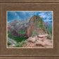 Zion National Park, Utah. Angels Landing Panorama