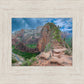 Zion National Park, Utah. Angels Landing Panorama