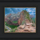 Zion National Park, Utah. Angels Landing Panorama