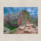 Zion National Park, Utah. Angels Landing Panorama