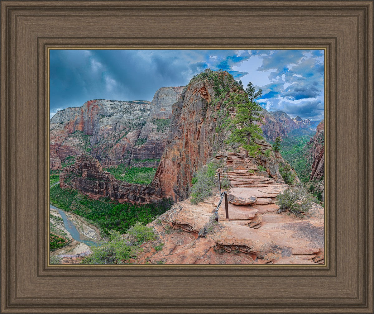 Zion National Park, Utah. Angels Landing Panorama
