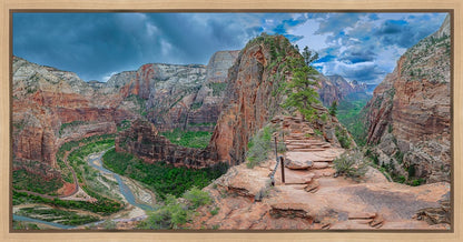 Zion National Park, Utah. Angels Landing Panorama