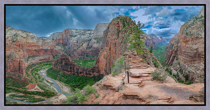 Zion National Park, Utah. Angels Landing Panorama