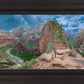Zion National Park, Utah. Angels Landing Panorama