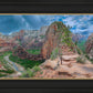 Zion National Park, Utah. Angels Landing Panorama