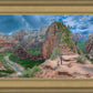 Zion National Park, Utah. Angels Landing Panorama