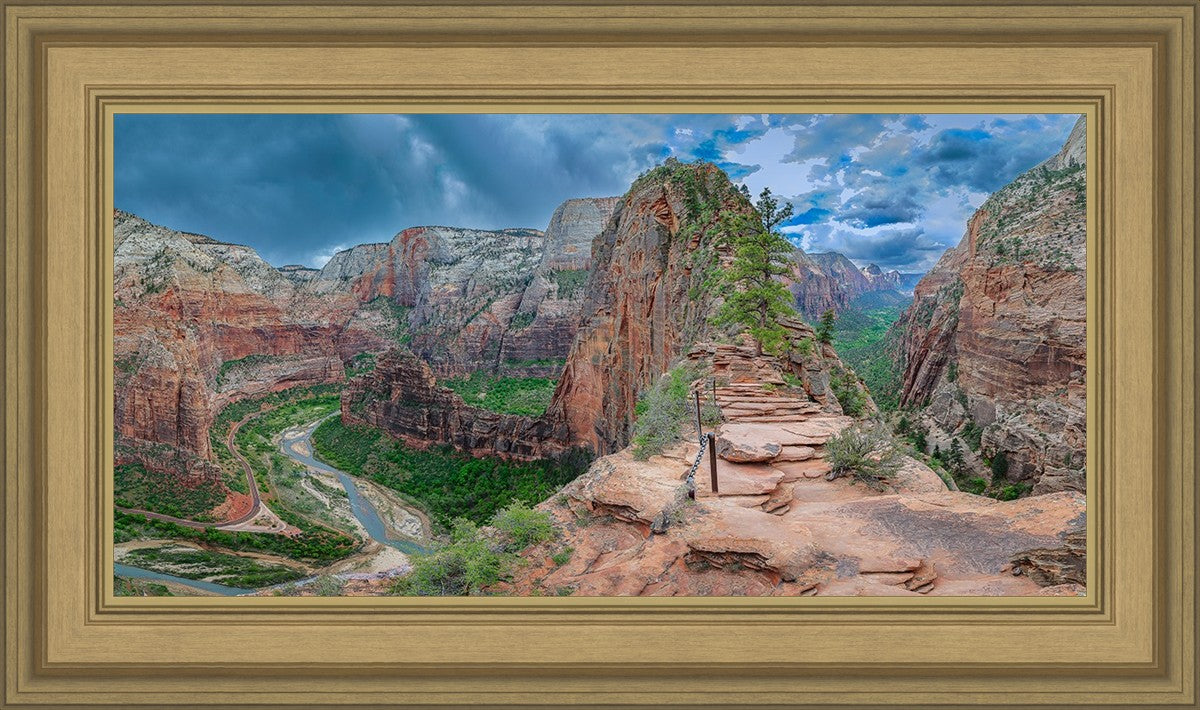 Zion National Park, Utah. Angels Landing Panorama