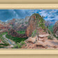 Zion National Park, Utah. Angels Landing Panorama