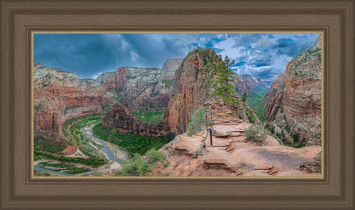 Zion National Park, Utah. Angels Landing Panorama