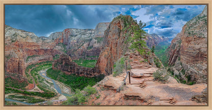 Zion National Park, Utah. Angels Landing Panorama