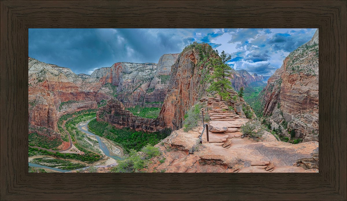 Zion National Park, Utah. Angels Landing Panorama