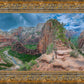 Zion National Park, Utah. Angels Landing Panorama