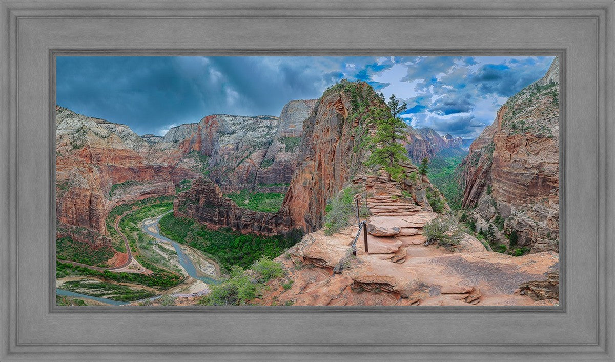 Zion National Park, Utah. Angels Landing Panorama