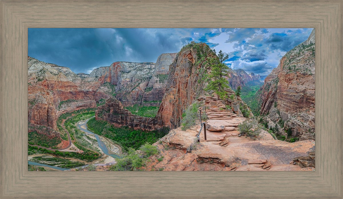 Zion National Park, Utah. Angels Landing Panorama