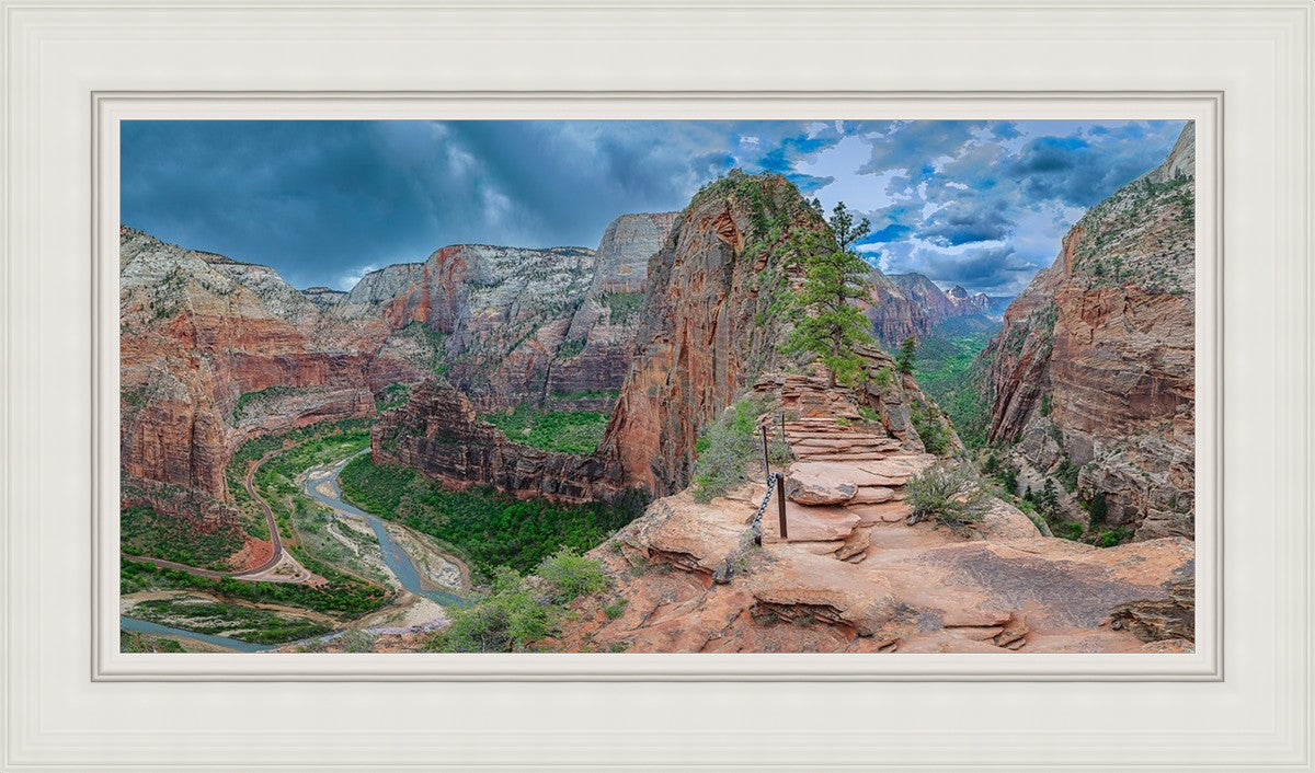 Zion National Park, Utah. Angels Landing Panorama