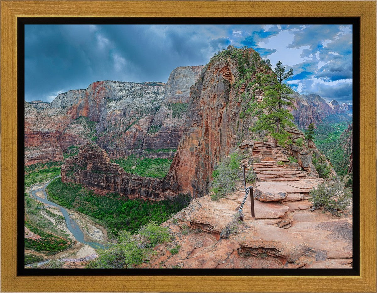 Zion National Park, Utah. Angels Landing Panorama