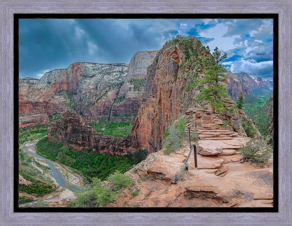 Zion National Park, Utah. Angels Landing Panorama