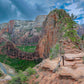 Zion National Park, Utah. Angels Landing Panorama