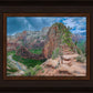 Zion National Park, Utah. Angels Landing Panorama