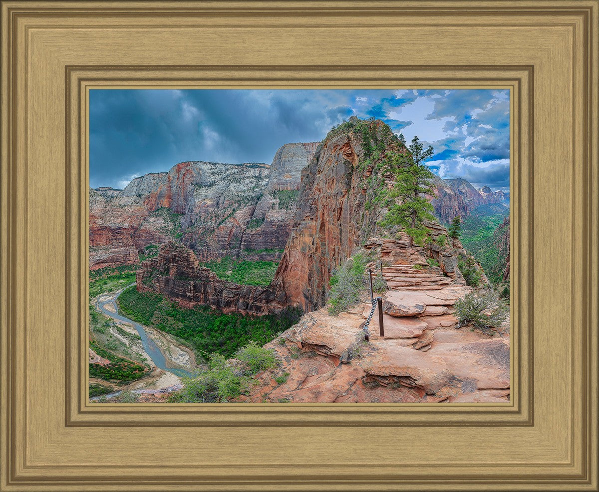 Zion National Park, Utah. Angels Landing Panorama