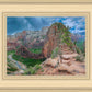 Zion National Park, Utah. Angels Landing Panorama