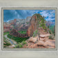 Zion National Park, Utah. Angels Landing Panorama